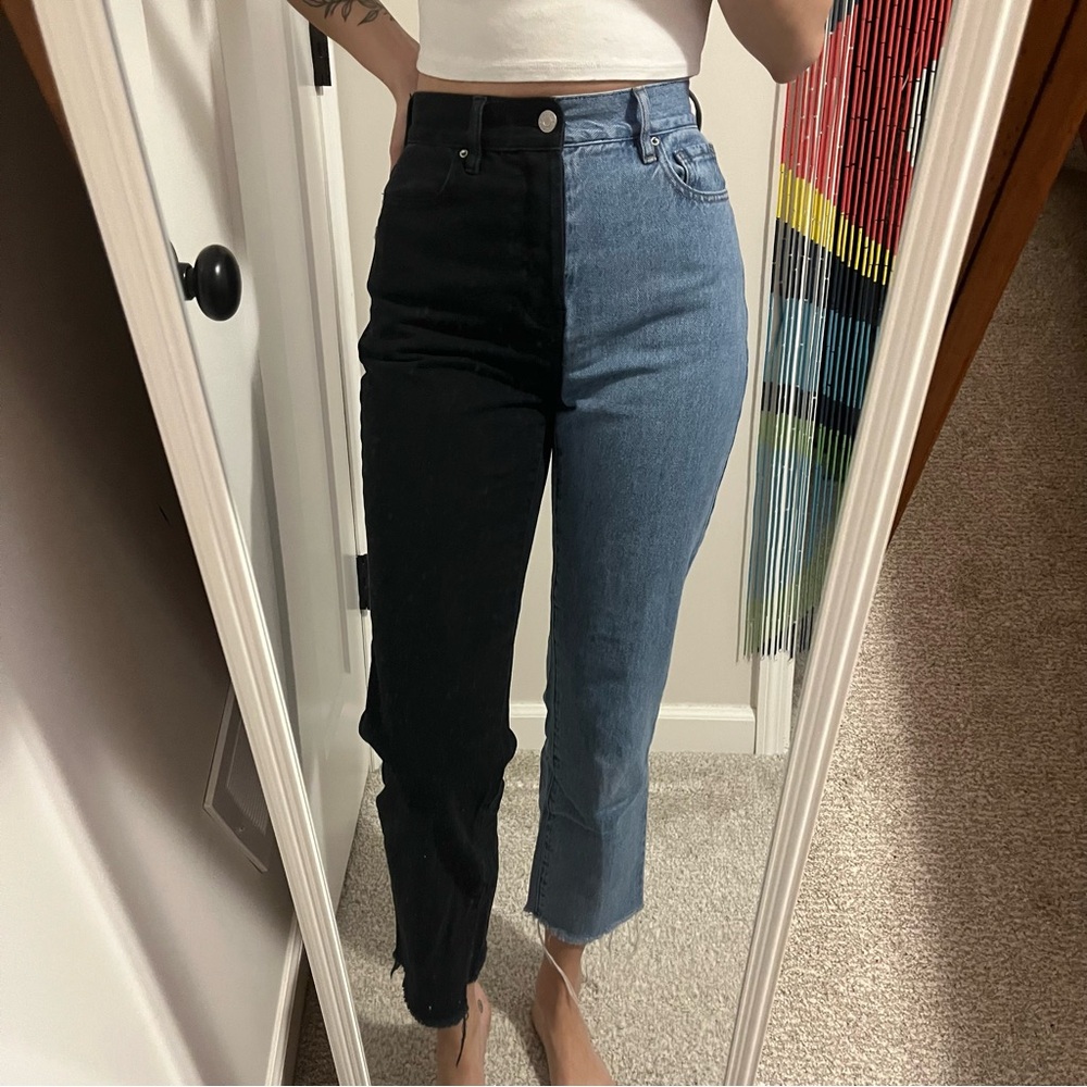 Pacsun Split High Rise Jeans